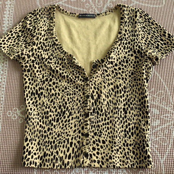 Cheetah Print Zelly top - Picture 1 of 1